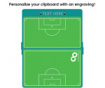 Teal Soccer Clipboard